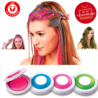 Hot Huez Temporary Hair Chalk - Haarkreide, Tnung, Frben, Farbe - 4 Farben Fasnacht Party Spontan Haarfrbe Frau