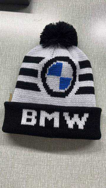 BMW Auto Beanie Mtze Bommel Bommelmtze Cap Fan Auto Winter Kleidung