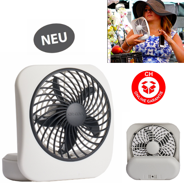 Batterien Ventilator Fan Mobil Klappbar Bro Outdoor Indoor Camping