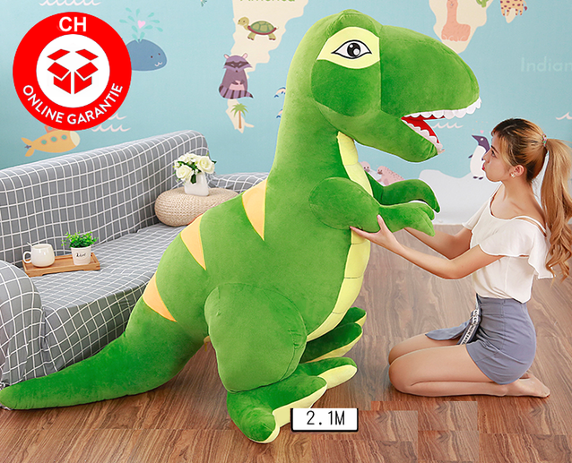 Dinosaurier Plsch Plschtier Plsch Dino XXL 210cm Geschenk Kind Kinder Neu Grn Plschdino Dinosaur T-Rex