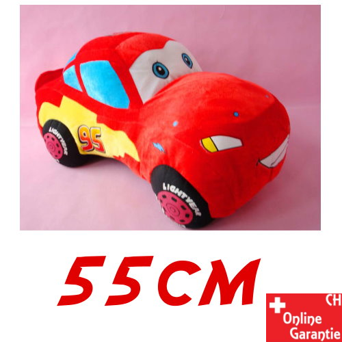 Disney Cars Lightning McQueen Plsch Auto Plschauto 55cm XL Geschenk Kind Junge Boy Pixar