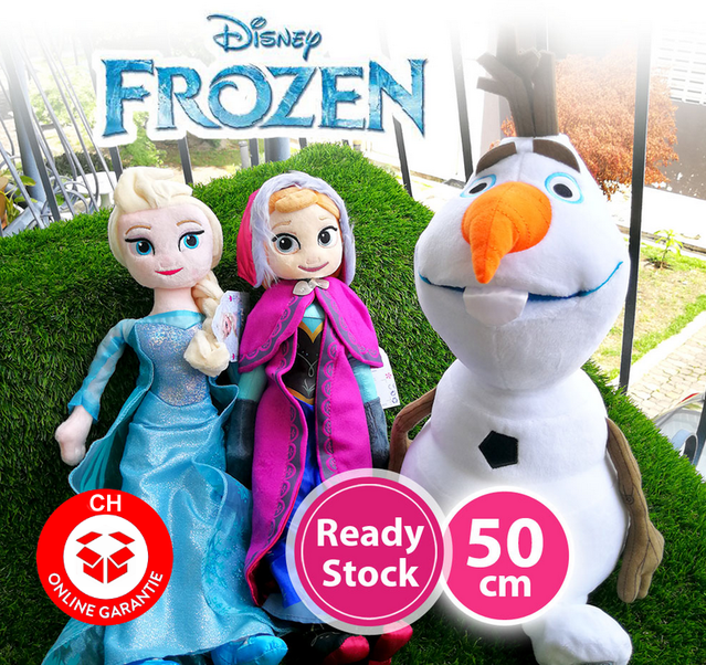 Disney Die Eisknigin Frozen Anna und Elsa Olaf Plsch Puppen Plschtier Kuscheltier 3tlg. Set Geschenk Kind Kinder Mdchen Fan Zubehr Accessoire Kino TV