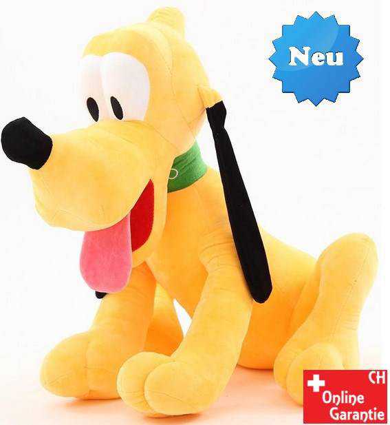 Disney Mickymaus Micky Maus 60cm Pluto Plsch Hund Plschund Stofftier Plschtier XXL Geschenk Kind