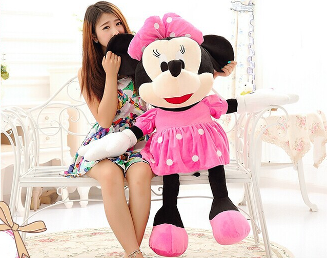 Disney Minnie Maus Plsch Tier Plsch XXL 130cm 1.3m Geschenk Mdchen Pink