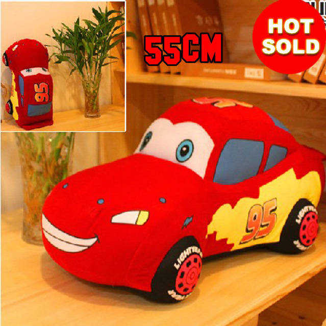 Disney Pixar Cars Lightning McQueen Kuscheltier Plsch Tier Plschtier 55cm Geschenk Kino Film Spielzeug Plschauto