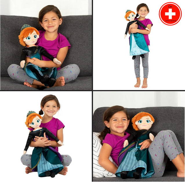 Disney Prinzessin Puppe Anna Die Eisknigin 67cm Plschtier Frozen Kuscheltier Stofftier Fanartikel