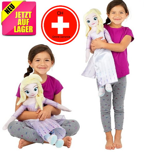 Disney Prinzessin Puppe Elsa Die Eisknigin 67cm Plschtier Frozen Kuscheltier Stofftier Fanartikel