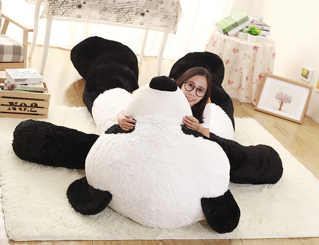 Gigantischer Panda XXL XXXL Riesen Plsch Pandabr Plschtier Teddy Br 260cm Geschenk Kind Freundin Geburtstag