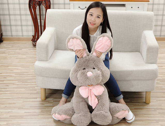 Grosser Plsch Hase Plschhase Hschen Bunny Geschenk Kinder Freundin 120cm XXL Hasli Hasu