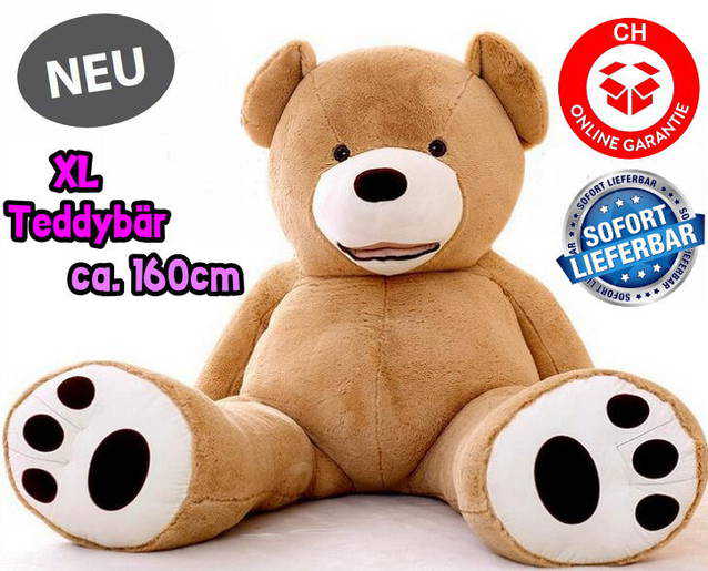 Grosser Plschbr Teddy Teddybr Geburtstag Geschenk Kinder Geburtstag Weihnachten Valentinstag  