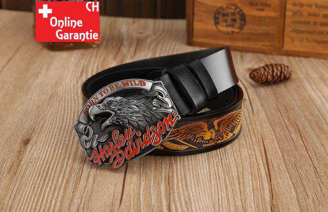 Harley-Davidson Fan Harley Biker Gurt Grtel Adler Grtelschnalle Fan 