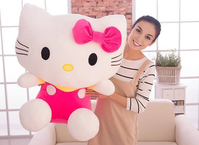 Hello Kitty Plschtier Plsch Katze Hallo Kitty Geschenk XXL Grsse