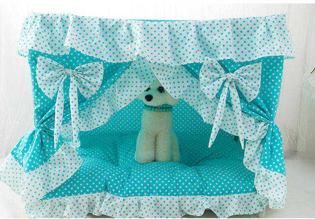 Hunde Katzen Bett Hundebett Katzenbett Hundehaus Katzenhaus Tier Bett Pink Blau