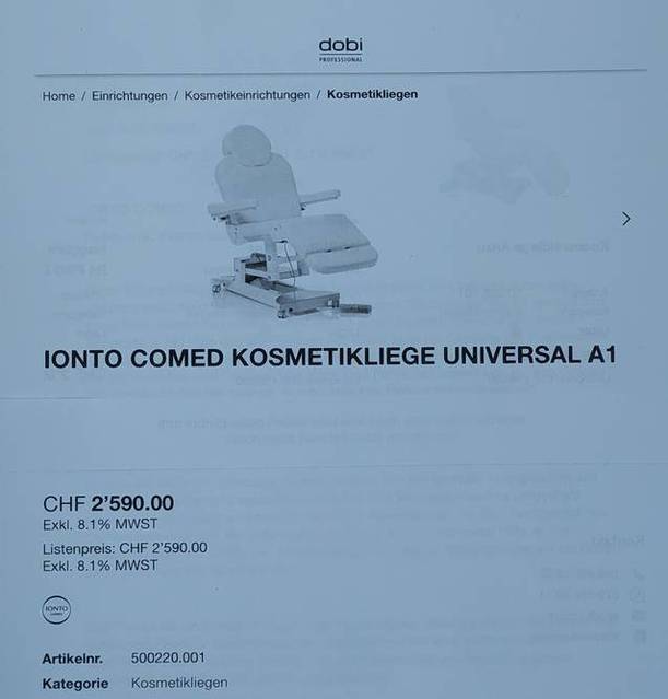 Kosmetikliege IONTO-UNIVERSAL A1