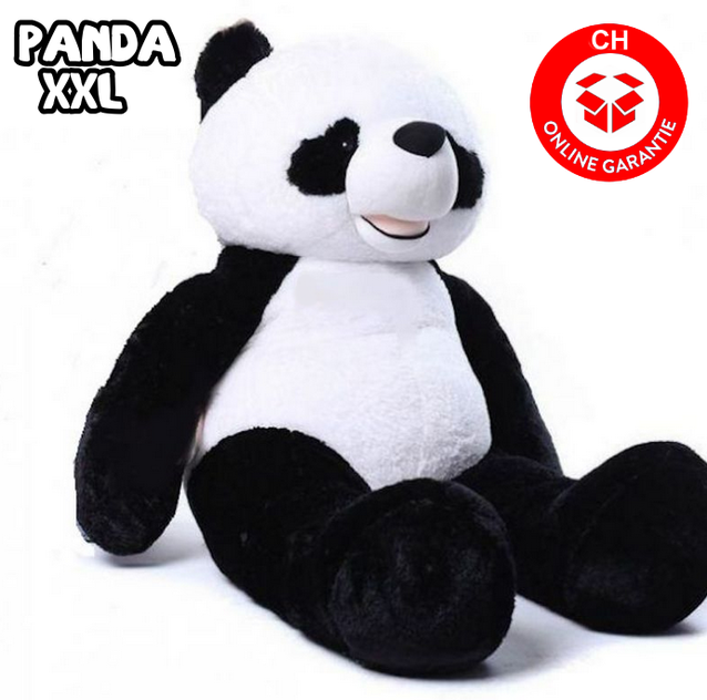 Kuscheltier Panda XXL 200cm 2m Pandabr Teddy Weiss Schwarz Geschenk Kind Kinder Schweiz Verkauf Weihnachten