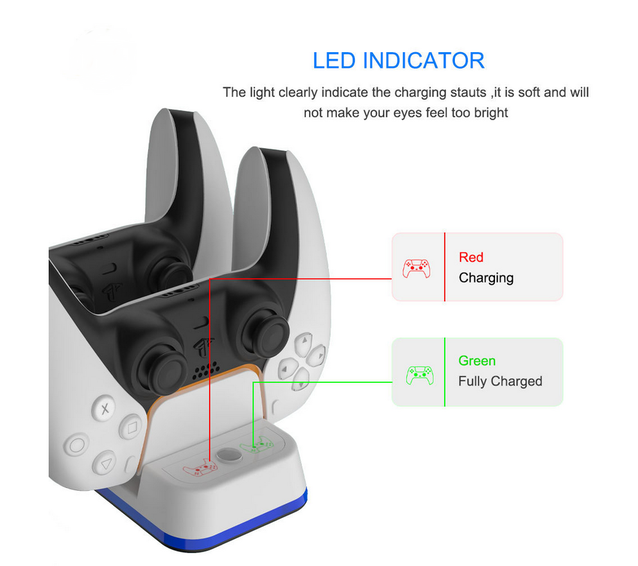 Ladestation Sony Playstation 5 PS5 Controller DualSense Gamepad PS Gaming Spielkonsolen Zubehr Neuheit