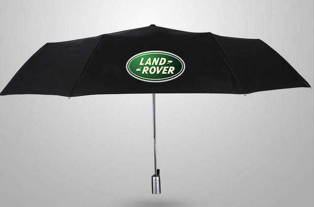 Land-Rover Land Rover Fan Regenschirm Taschenschirm Auto Zubehr Schwarz