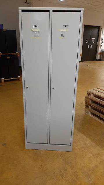 Lista Garderobenschrank, Spint 2er, grau 