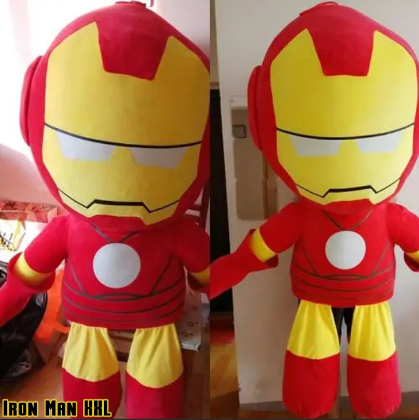 Marvel Avengers Plschtier Kuscheltier Iron Man XXL Plsch 100cm 1m Geschenk Fan Kinder Kino Held Superheld