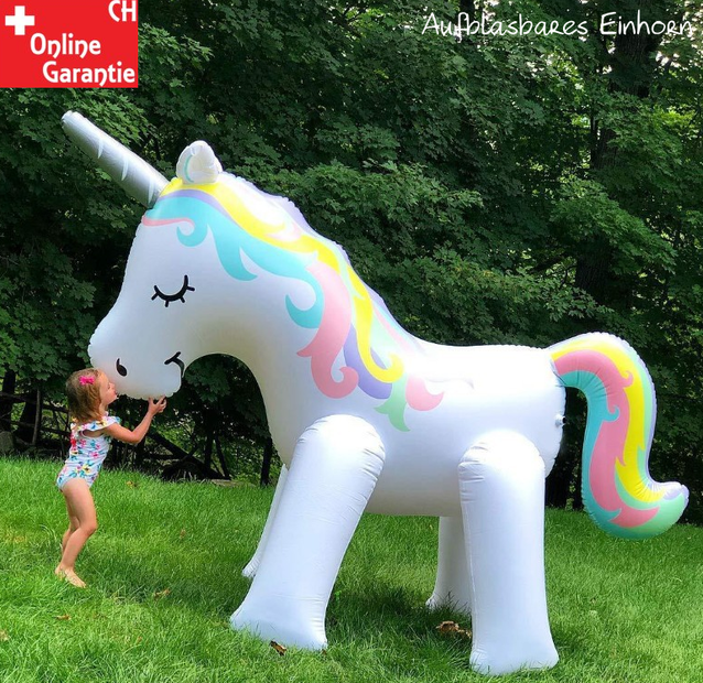 Mega Einhorn Sprinkler Wasser Spielzeug Sommer Garten Kinder Wasserspielzeug Badi Pool Schweiz Mdchen Kind Urlaub Ferien