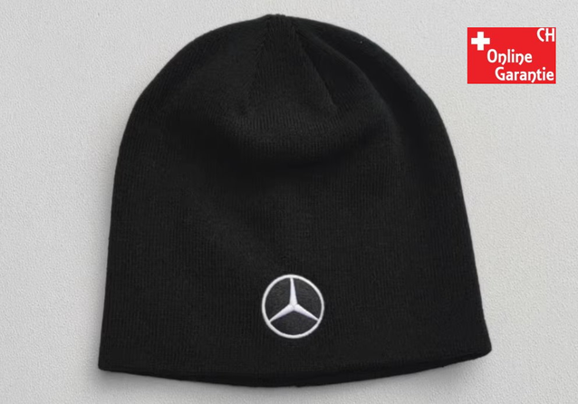 Mercedes-Benz Logo Mtze Schwarz Benz Beanie Kappe