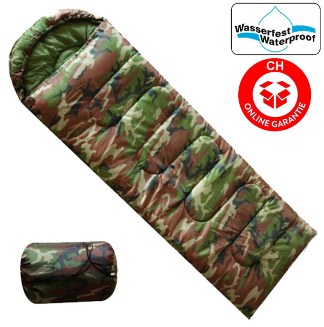 Militr Camping Schlafsack fr Zelten Openair Camouflage Reisen Konzerte Outdoor Jagd Tarn Zubehr