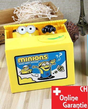 Minions Geld Minion Sparbox Spardose Sparschein Sparksseli Kinder Mnzen Sparen Mnz