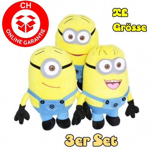 Minions Ich einfach unverbesserlich Plsch Minion Plschtier 3er Geschenk Set Kind Kinder Fanartikel