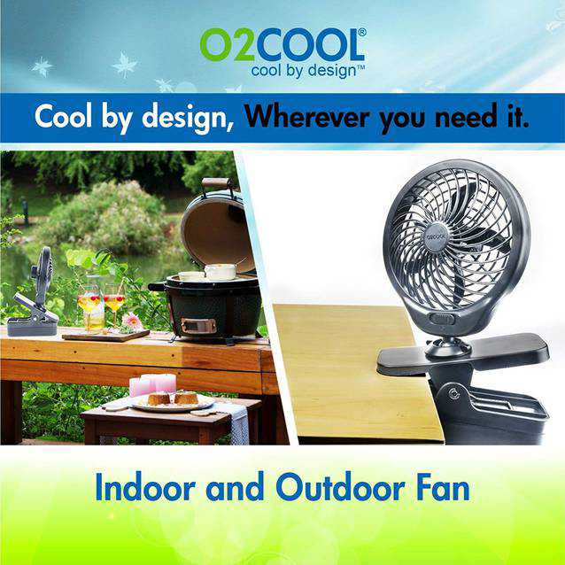 Mobiler Batterien Klipp Clip Ventilator Fan 13cm 360 Grad Batterienventilator Sommer Bro Outdoor Indoor