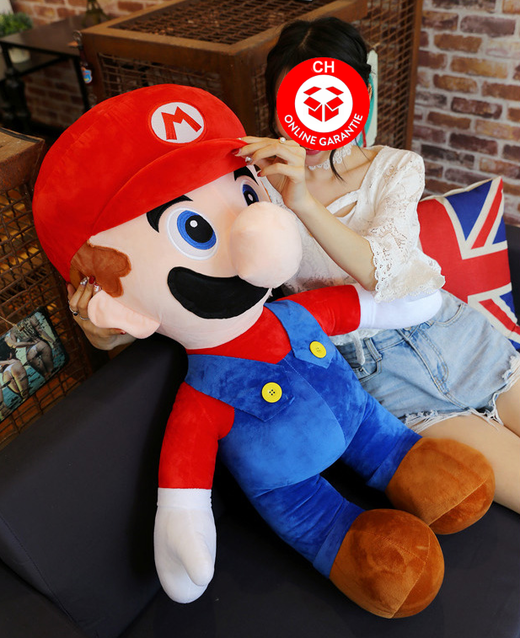 Riesen Mega Super Mario XXL Plsch Figur Plschtier Geschenk Kind Fan Rot Supermario Bros. Videospiel 