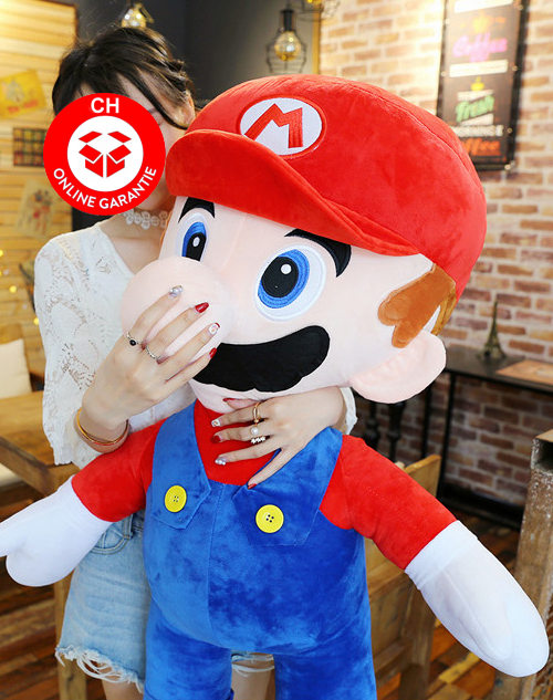 Riesen Mega Super Mario XXL Plsch Figur Plschtier Geschenk Kind Fan Rot Supermario Bros. Videospiel 