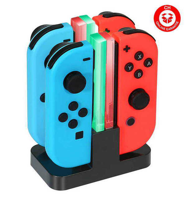 Nintendo Switch Controller Ladegert Joy-Con Ladestation Led Dockstation