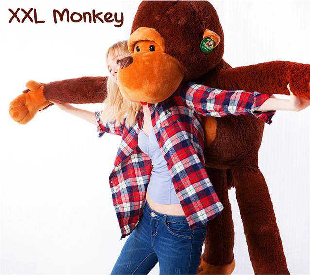 Plsch Affe Plschaffe Monkey 1.3m XXL Geschenk Plschtier Kuscheltier Geschenk Weihnachten