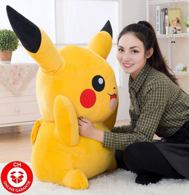 Pokemon Pokmon Pikachu Riesengrosses Plschtier Plsch 1.2m Geschenk Kinder Freundin