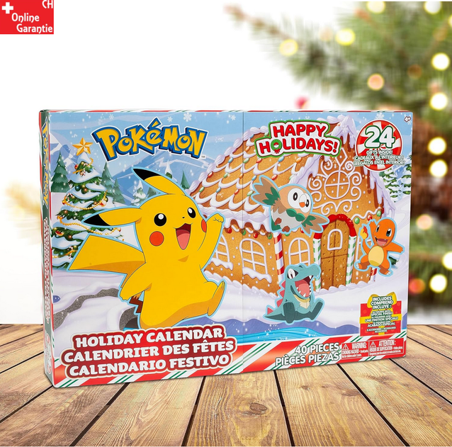 Pokmon Adventskalender Pokemon Kalender Pikachu Weihnachtskalender Spielzeug Figur Geschenk Battle Figuren Advent Kind Kinder