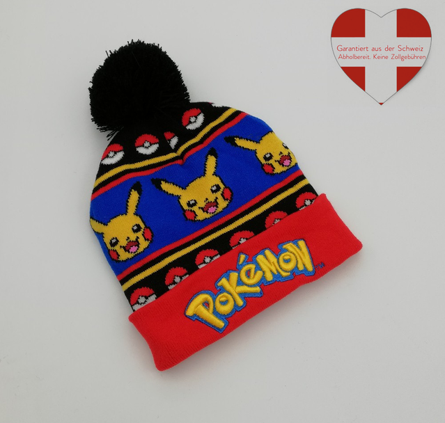 Pokmon Pokemon Go Winter Strickmtze Beanie Mtze Kind Kinder Fan