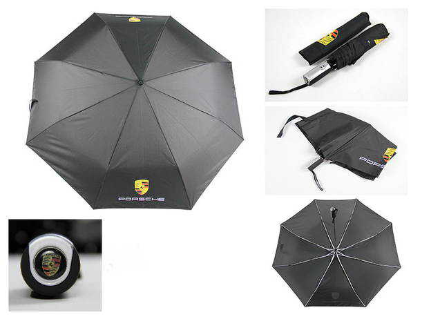 Porsche Regenschirm Fan Outdoor Gebrauchsgegenstand Schwarz Schweiz