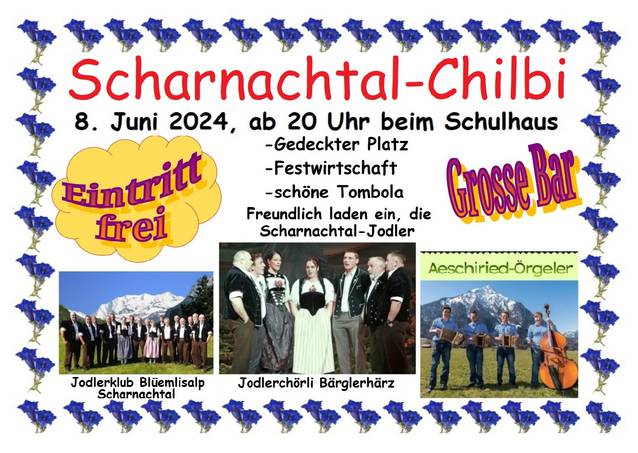 Scharnachtal-Chilbi am Samstag, 8. Juni 2024