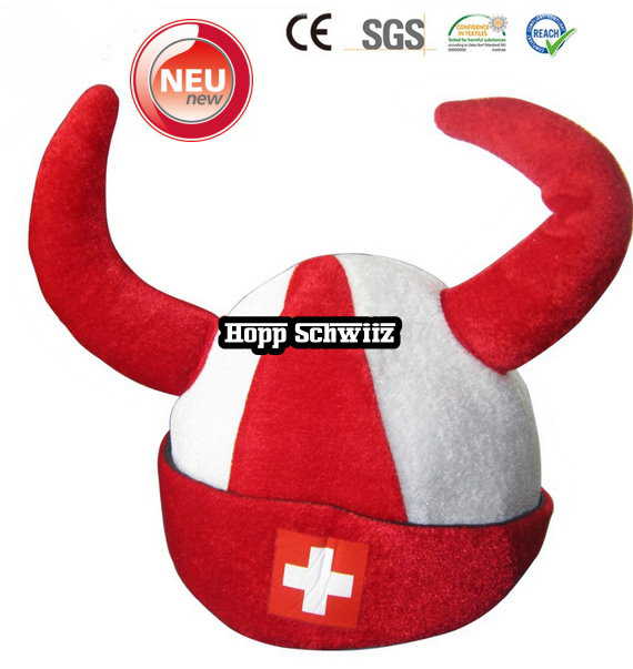 Schweiz CH Swiss Switzerland Suisse Fan Hrner Fussball Tennis Hockey WM EM Party Fanartikel