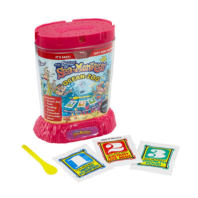 Sea-Monkeys Ocean Zoo Aquarium Seeaffen See Affen Urzeit Krebse Urzeitkrebse YPS Kult Heimtier Set Klassiker Geschenk Kinder