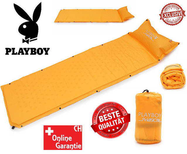 Selbstaufblasbare Playboy Luftmatratze Luft Matratze Schlafsack Schlafmatte