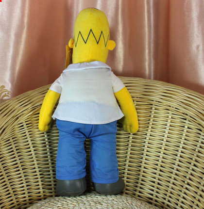 Simpsons Plsch Figur Stofftier Homer Simpson TV Serie ca. 55cm Geschenk Fan