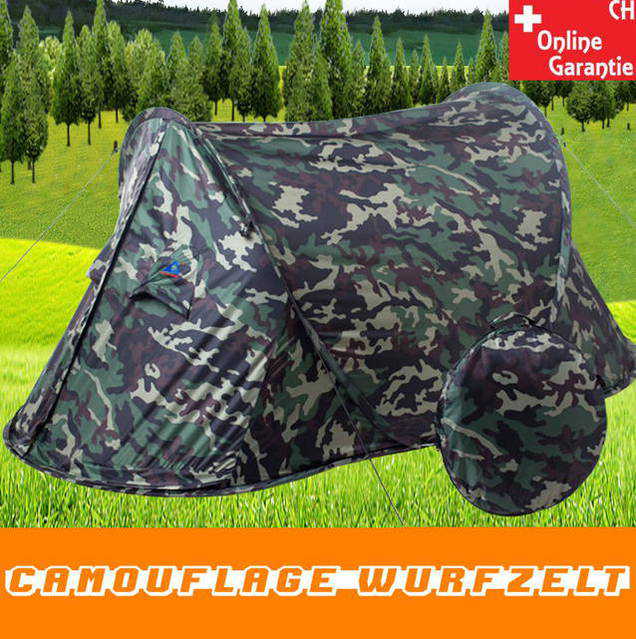 Tarn Camouflage Militr Wurf Zelt Wurfzelt PopUp Zelt Camping Festival Jagd Schnell Rapid Popup kleines Packmass Camping Festival Openair Jagd