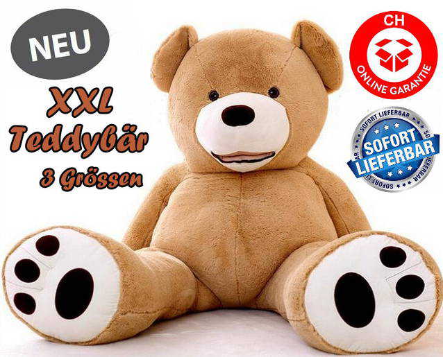 Teddy Br Plschbr Ted Tedi Plschtier Plsch Stofftier Kuscheltier Geschenk XXL Grssen 160cm 200cm 260cm Geschenk Kind Frau Freundin