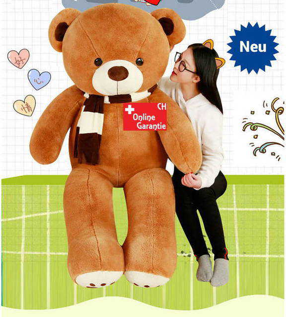 Teddy Br Teddybr XXL Plschtier Plschbr Tedi Prli Geschenk Frau Freundin Love You Liebe dich verliebt Geburtstag Schweiz