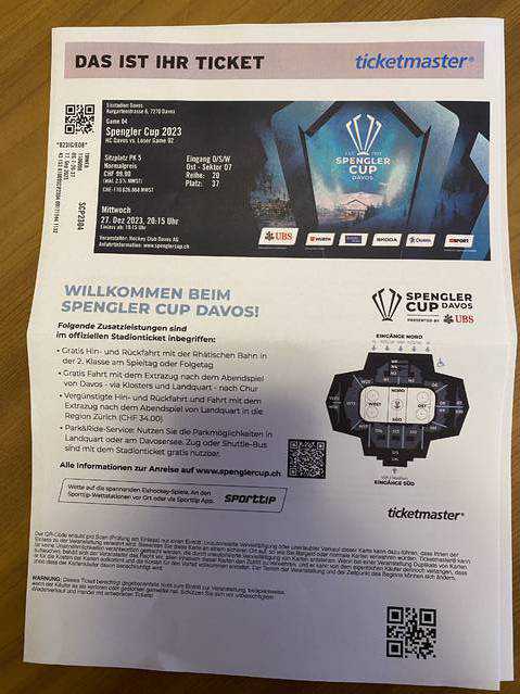 Vendo Ticket Spengker Cup 2023 Game 4