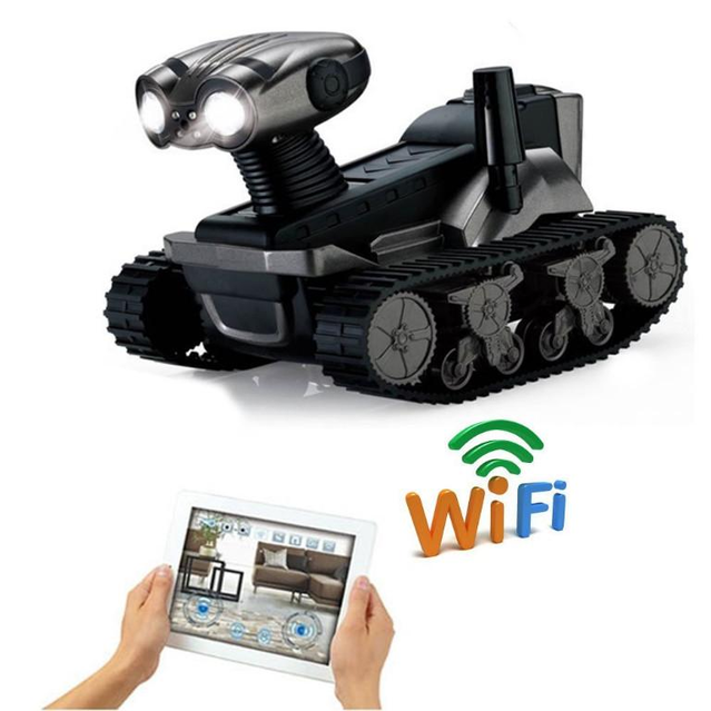 WLAN WiFi Rovospy i-Spy Auto mit Kamera und App Panzer fr iPhone iPad iPod Android Smartphone Tablet berwachungskamera Mars Rover Gadget Kindergeschenk