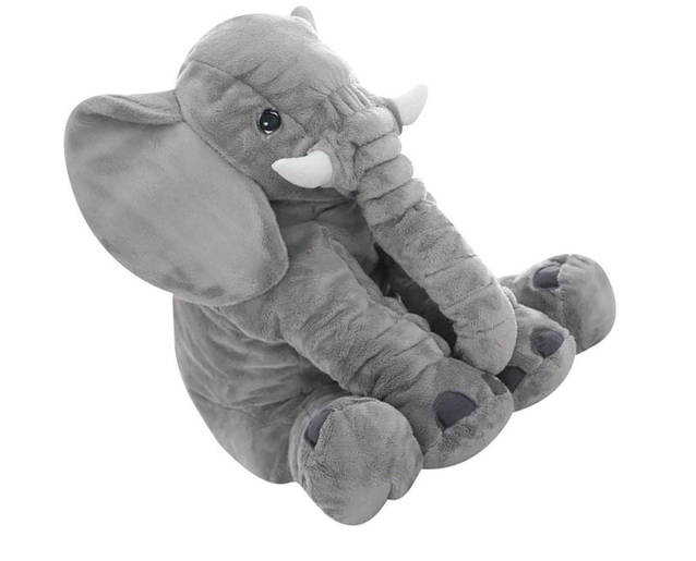 XXL Elefant Kuscheltier 80cm Plschtier Gross Geschenk fr Baby Kinder Elefantenkissen