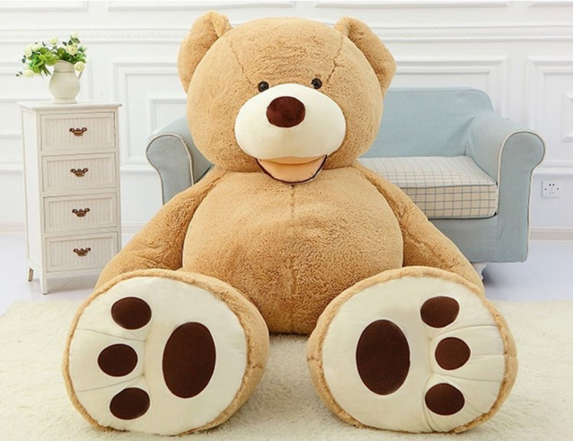 XXL Plsch Kuscheltier Riesenplsch Riesenteddy Teddybr Plsch Br XXXL Brli 260cm Geschenktipp Schweiz Online Garantie Abhol oder Versandbereit