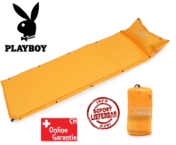  Playboy Physical Schlafmatte Schlaf Matratze Schlafsack Festival Openair Camping Neu Orange Hingucker